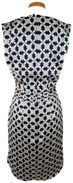 H&M Minikleid gemustert - XS/34 - Bild 2