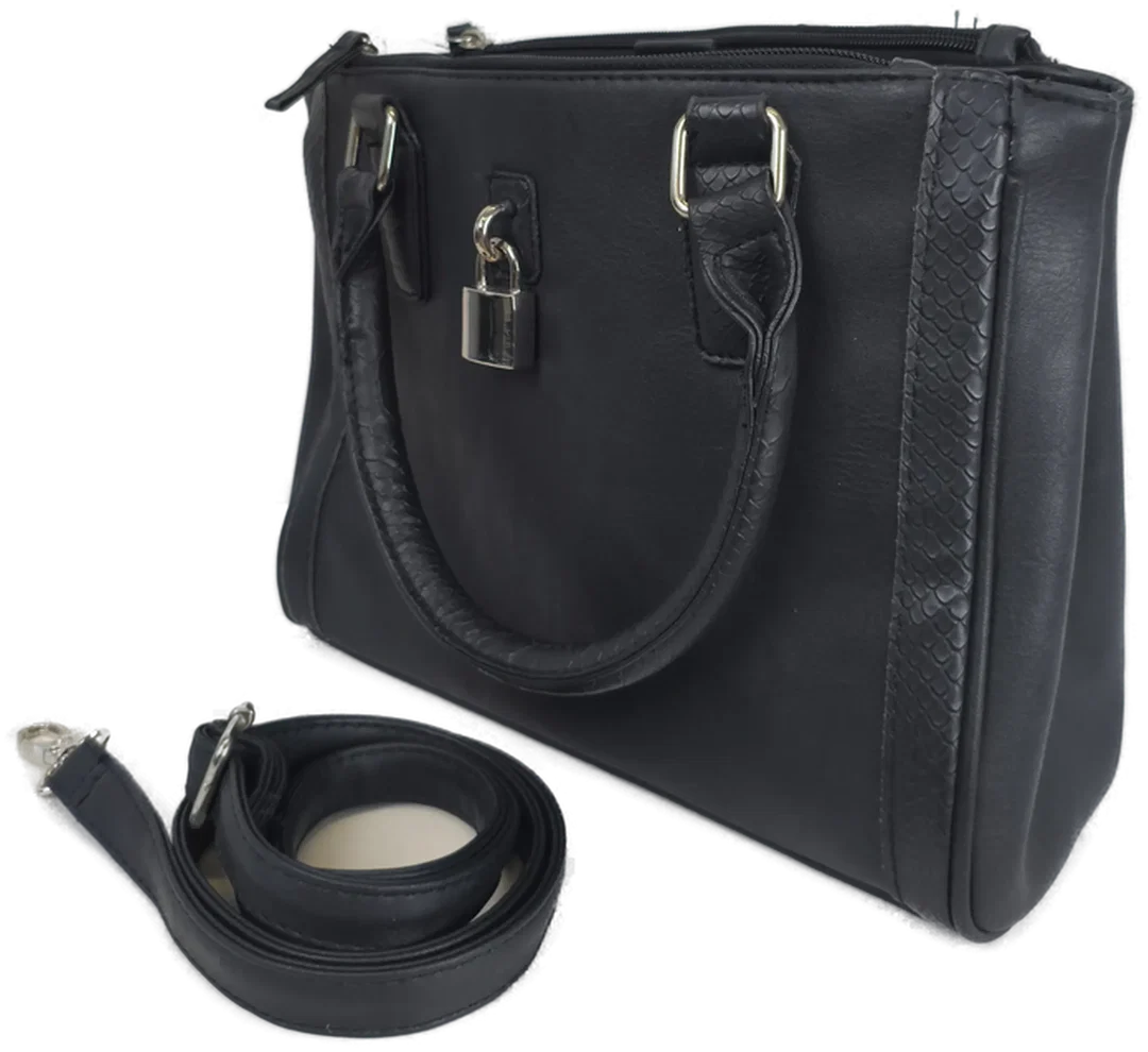 Atmosphere, Handtasche Damen, schwarz - Bild 1