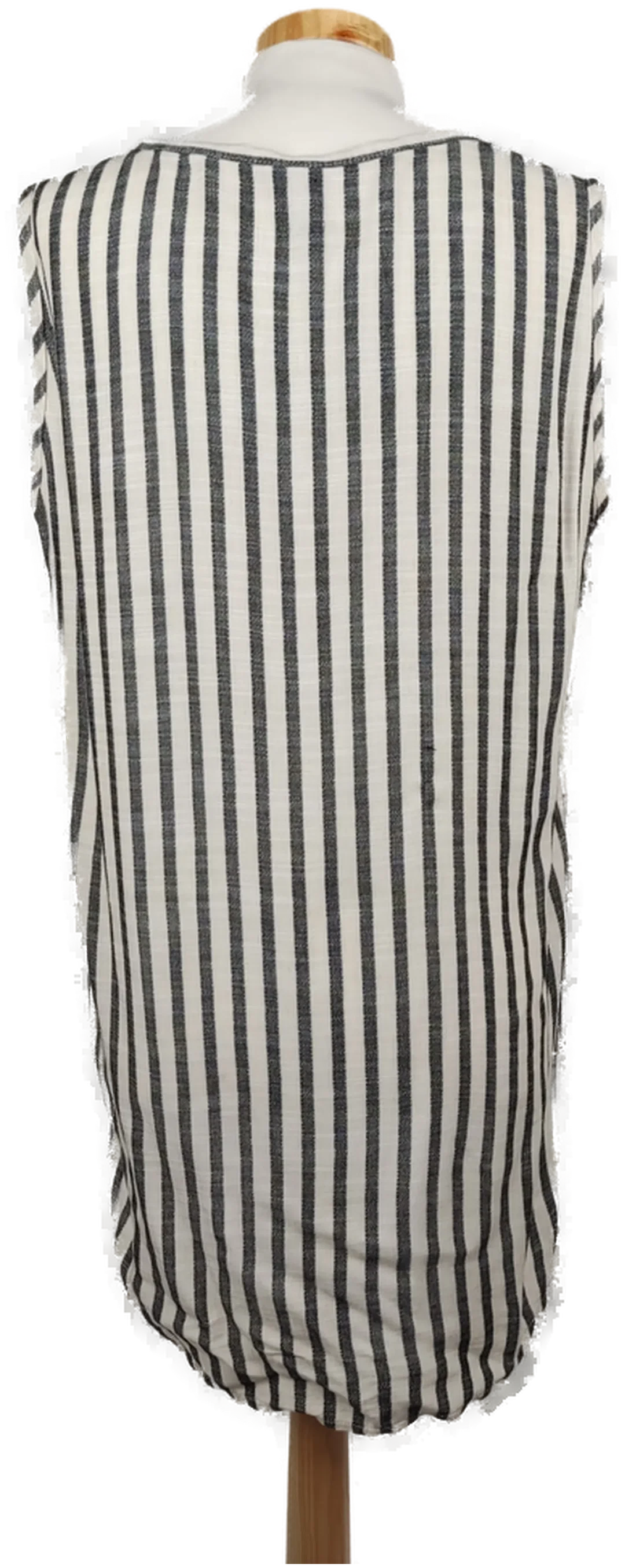 Damenbluse gestreift beige-schwarz/ L/40 – Bild 2