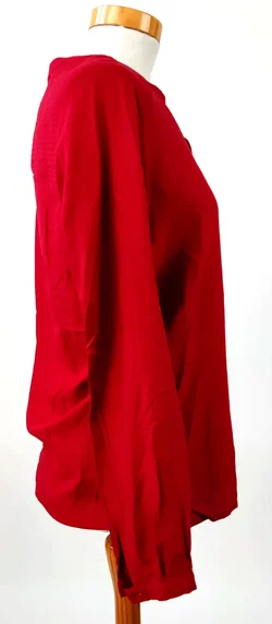 Garcia Jeans Damenbluse, rot - Gr. S – Vorschau 3