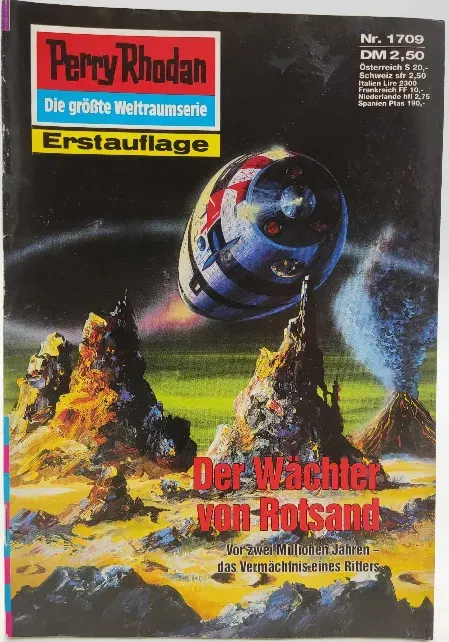 Romanheft Perry Rhodan Der Wächter von Rotsand Erstauflage Nr.1709 - Bild 2