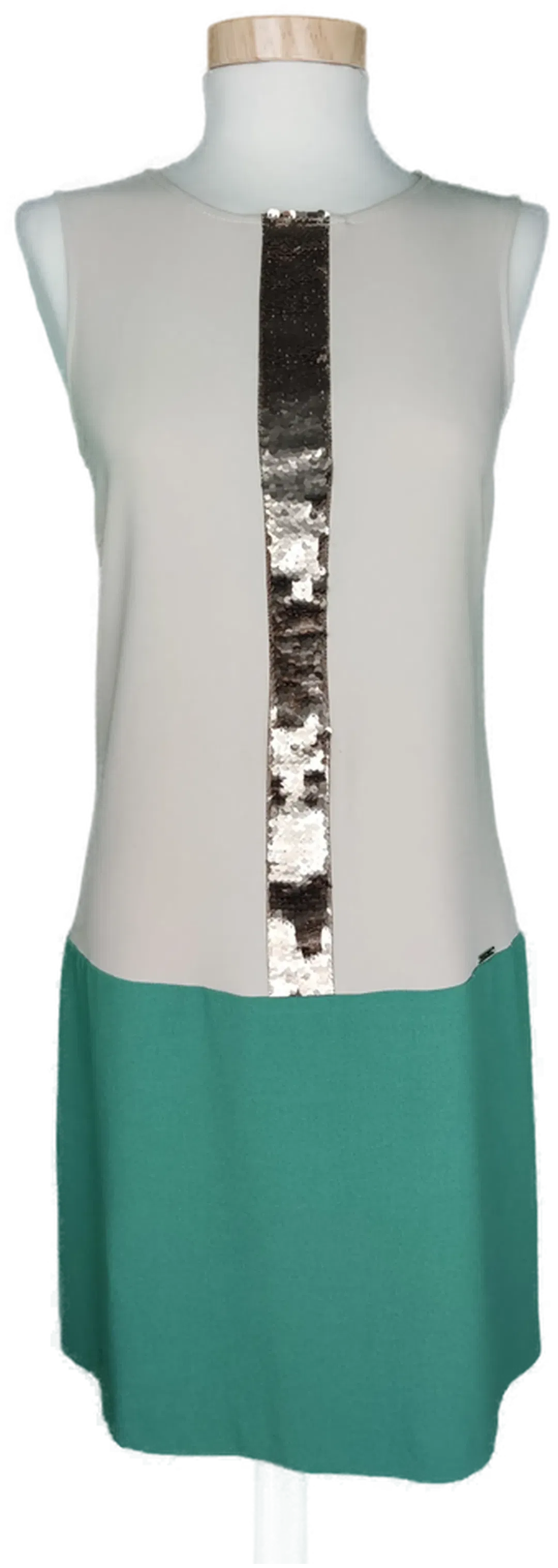 EXTASY Damen Minikleid mit Pailettenbesatz - M/40 - Bild 4