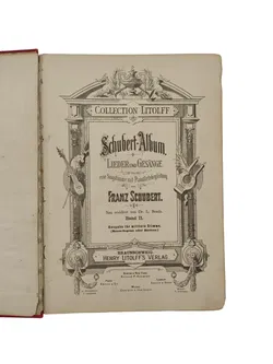 Dr. L. Benda (Revision) - Schubert-Album Lieder und Gesänge für mittlere Stimme (Band 2) - Bild 2