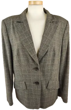 Madeleine Damen Hosenanzug grau gemustert - XL/42 - Bild 3