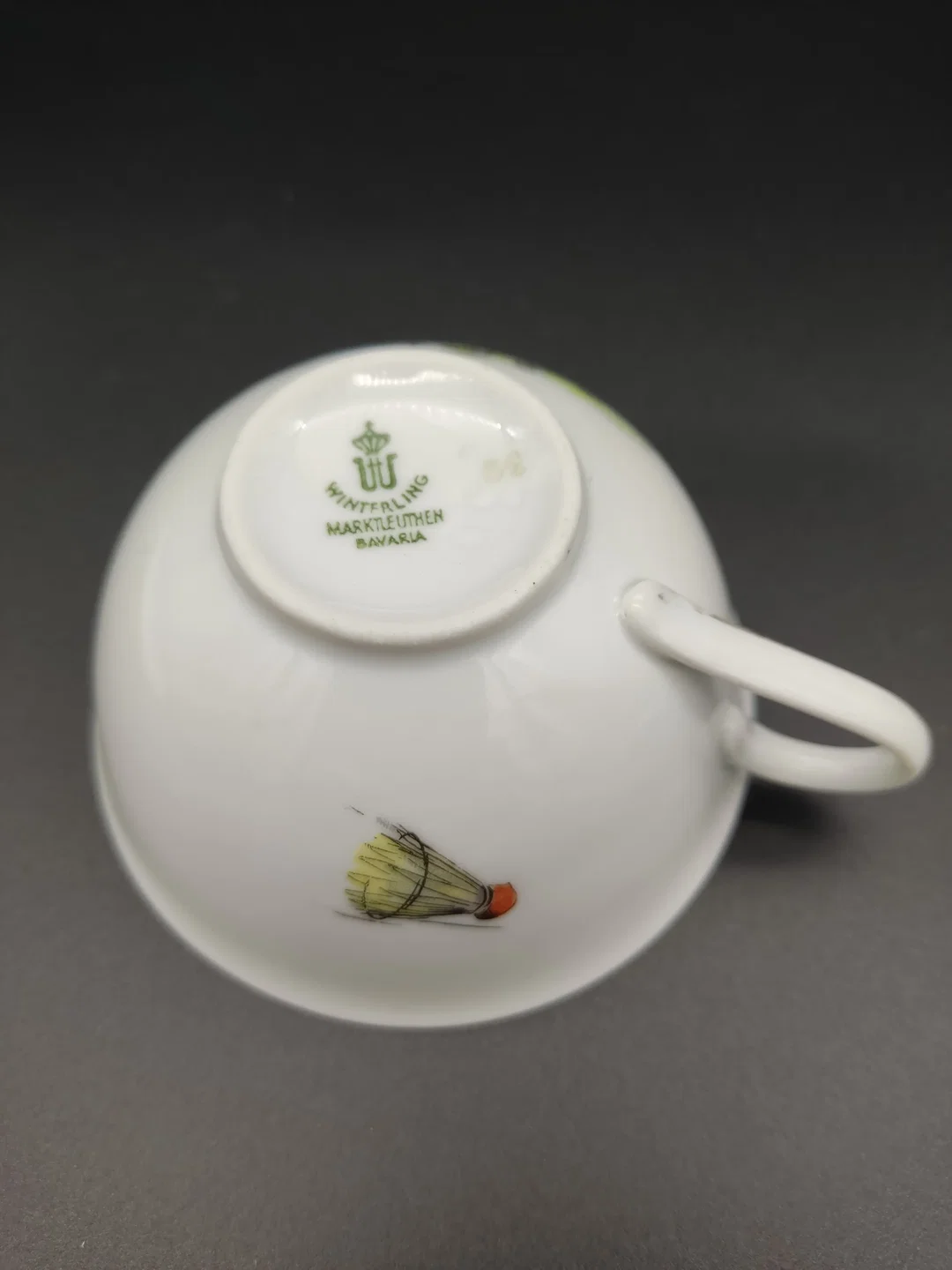 Winterling - Vintage Moccatasse & 4x Dessert-Teller – Bild 8