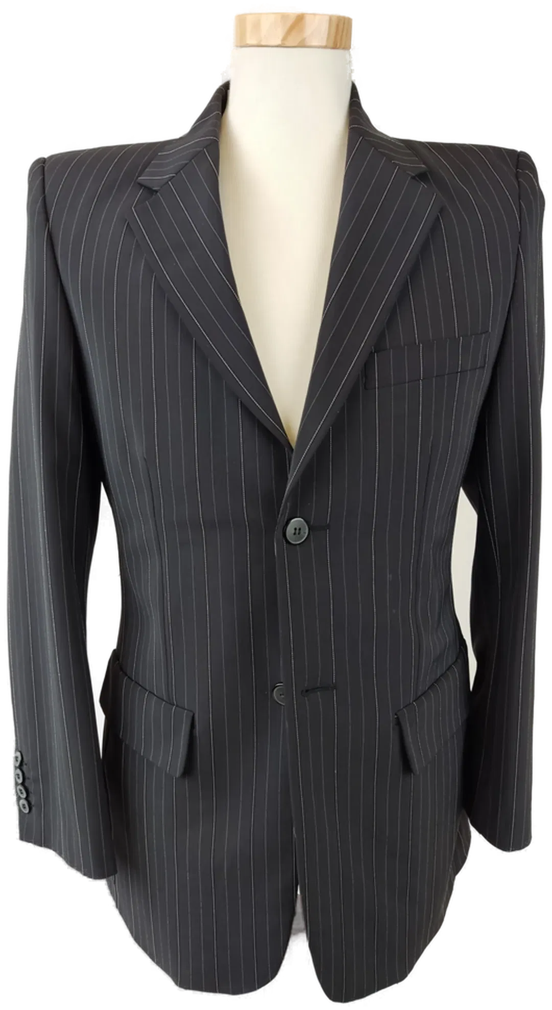 CLOCKHOUSE Herrensakko schwarz gestreift - 46 - Bild 1