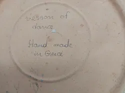 Dekoteller Keramik Griechenland handmade - Bild 3