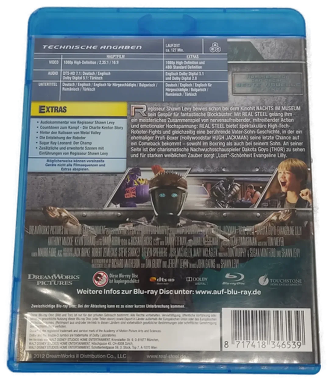 Blu-ray  Disc Real Steel "Machmal bekommt man eine zweite Chance" – Bild 2