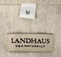 C&A Landhaus Naturally Herrenhemd beige Gr. M – Vorschau 3