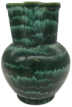 Keramikkrug in grün, Höhe 22cm - Bild 3