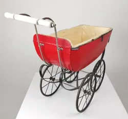 Sammlerstück! - Historischer Puppenwagen um 1900, stark restaurierungsbedürftig - Bild 4