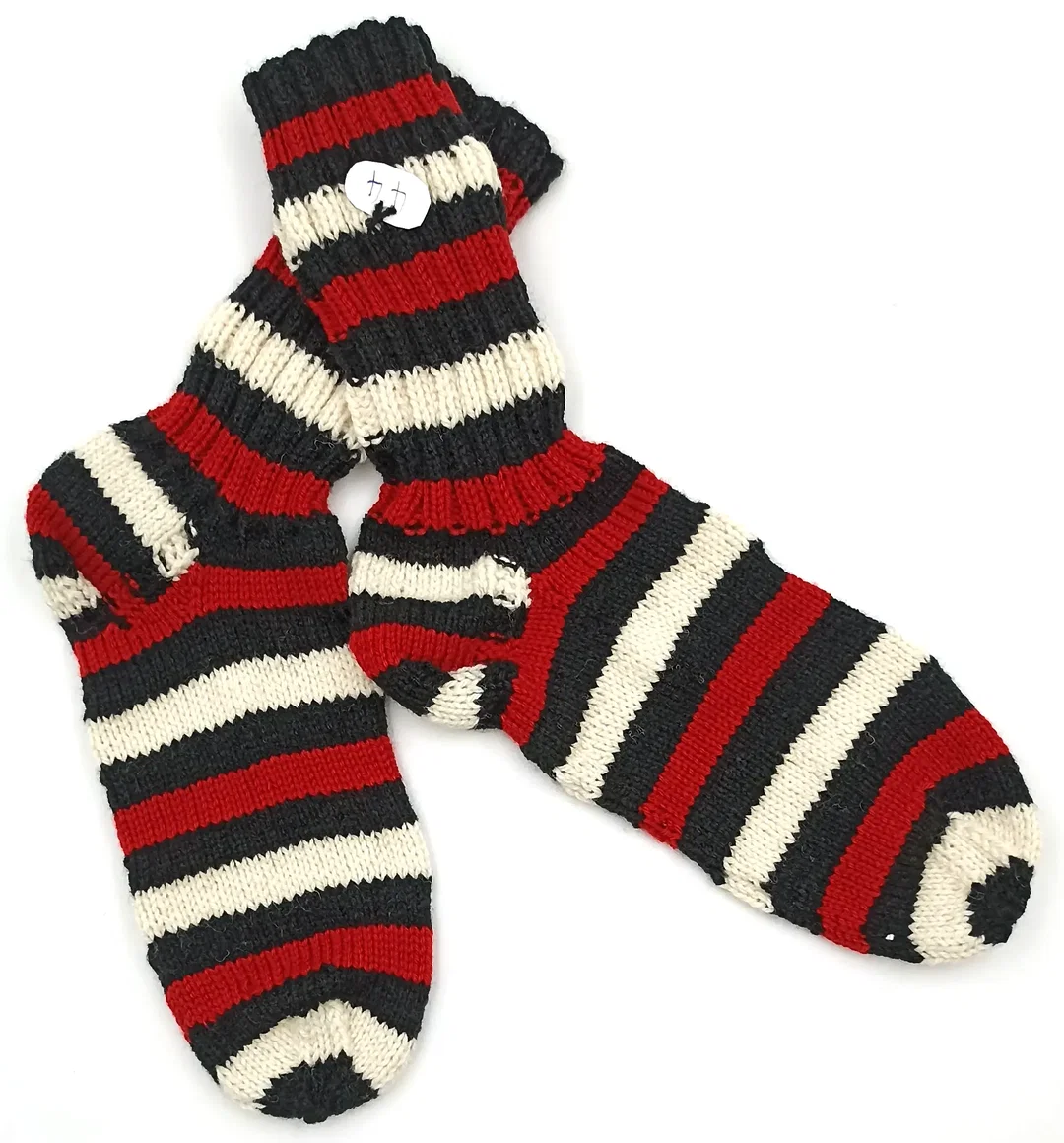 Handgestrickte Wollsocken Gr. 44 - Bild 1