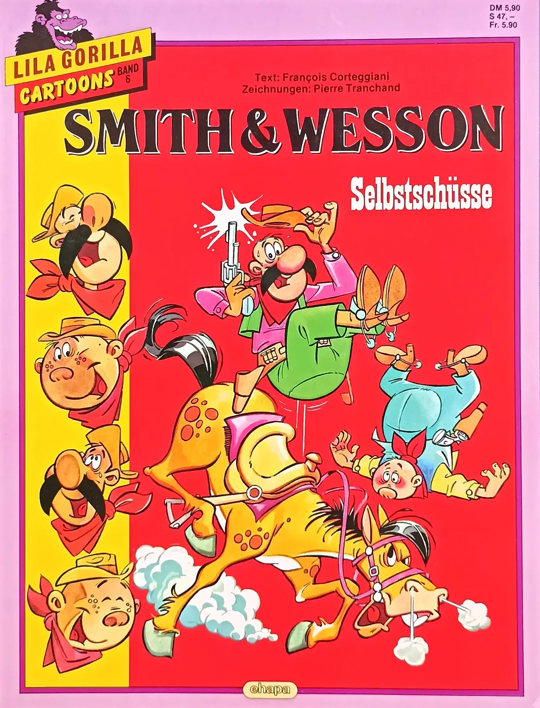 Ehapa Lila Gorilla Cartoons Smith & Wesson - Selbstschüsse Band 6 - Bild 2