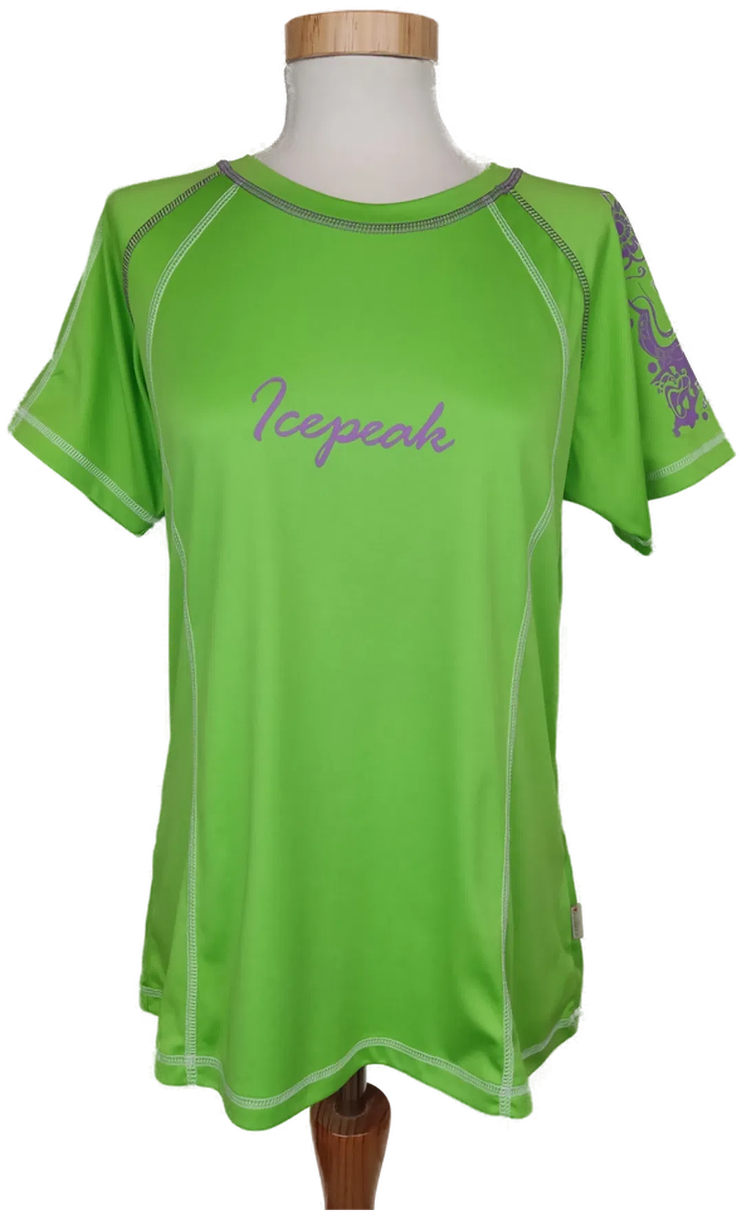 Icepeak Damen T-Shirt grün mit Druck - L/44 - Bild 1