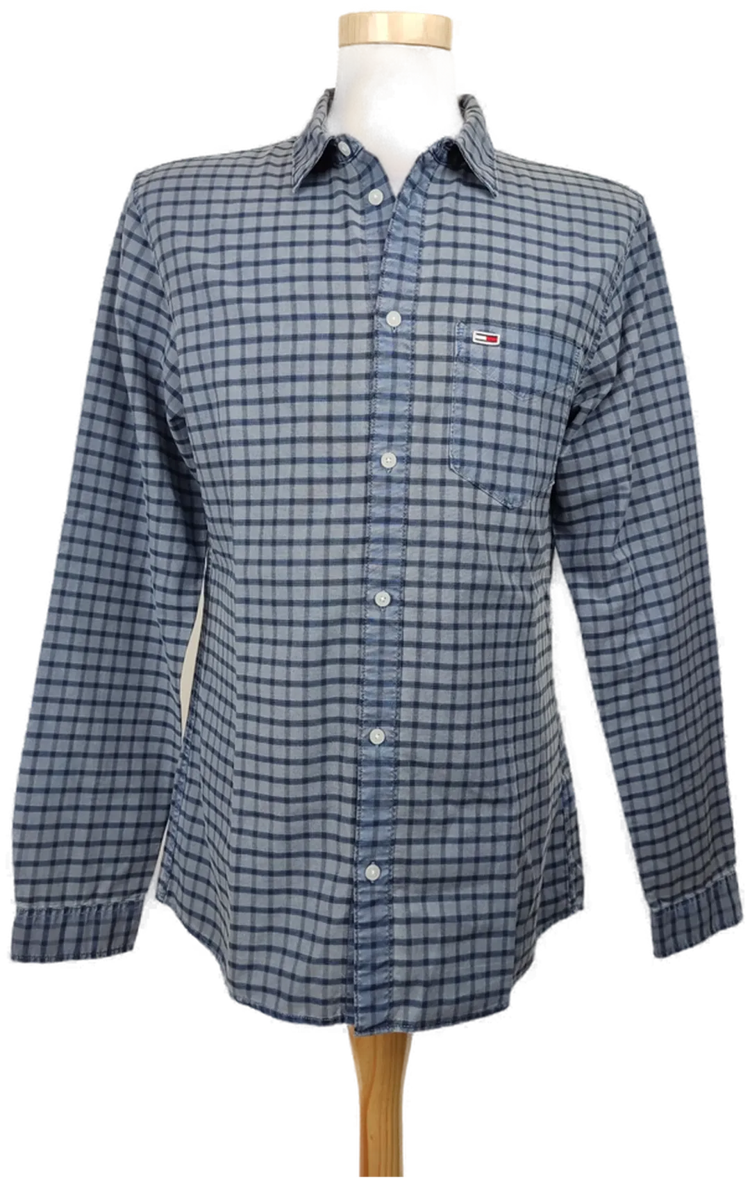 Tommy Hilfiger Herren Hemd blau Gr.M - Bild 4