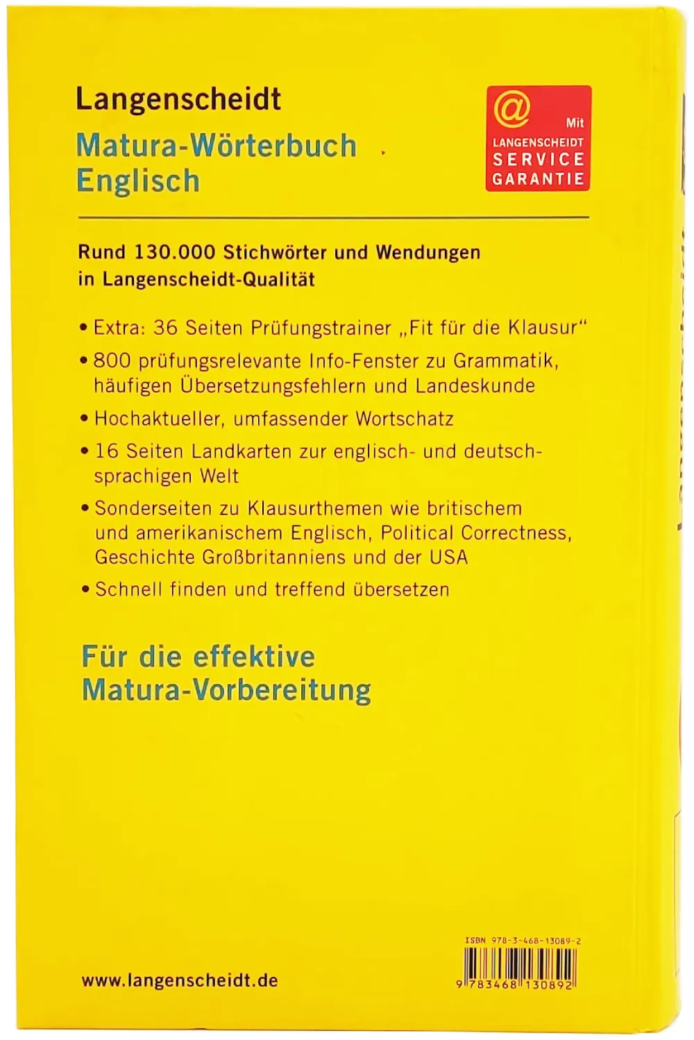 Buch "Matura-Wörterbuch Englisch-Deutsch" von Langenscheidt – Bild 2