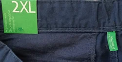 United Colors of Benetton Kinderhose blau Gr. 2XL - Bild 3