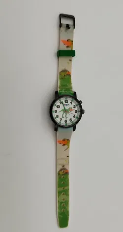 Dinosaurier-Uhr für Kinder - mit LED-Beleuchtung!! - Bild 2