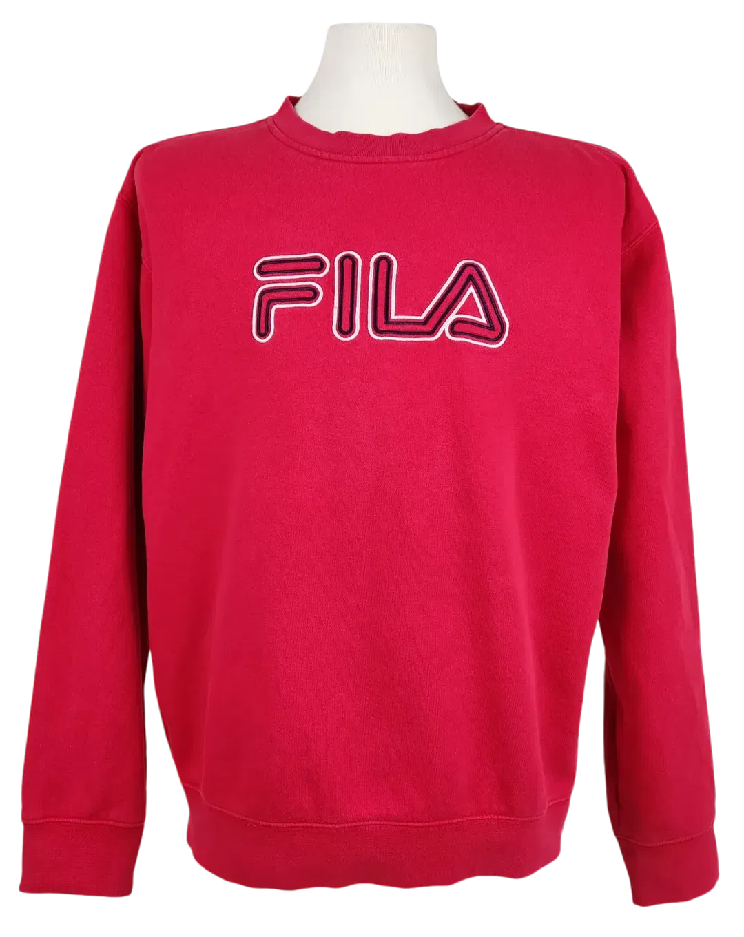 Vintage FILA Herren Pullover rot -  Gr. L - Bild 1