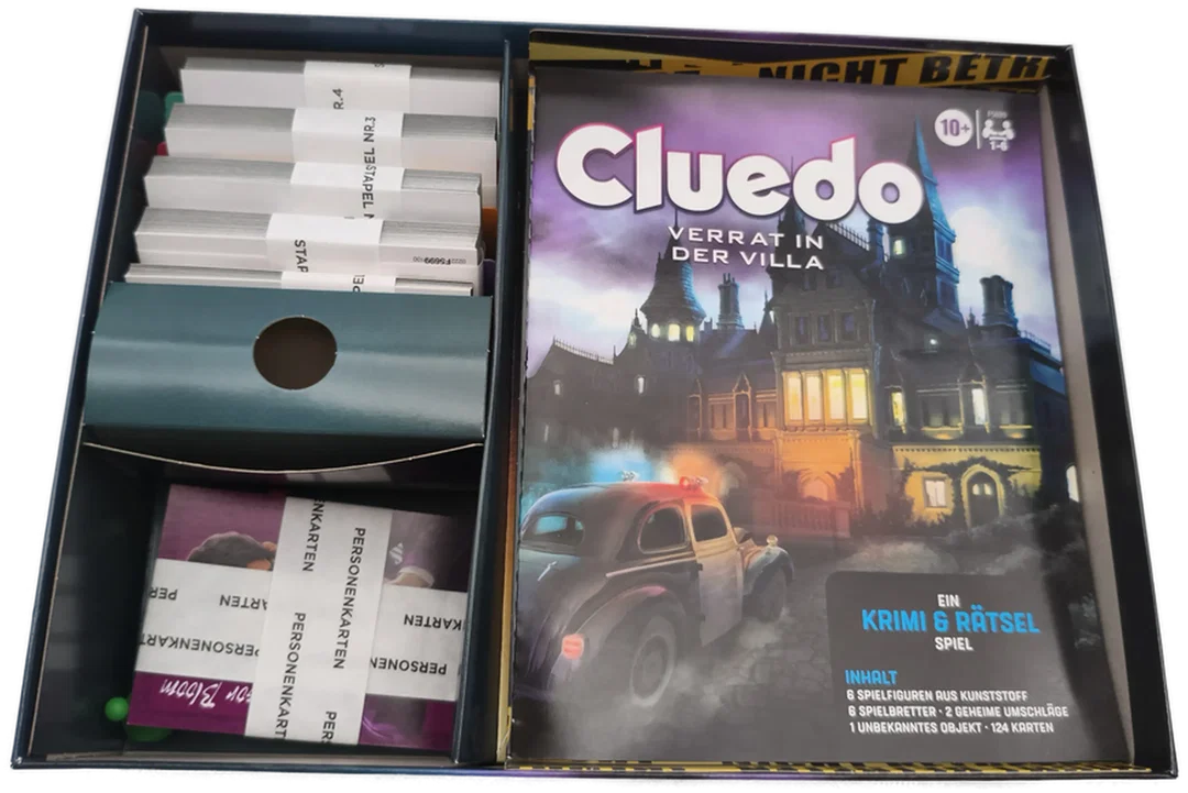 Hasbro, Cluedo "Verrat in der Villa" Krimi & Rätsel Spiel – Bild 2