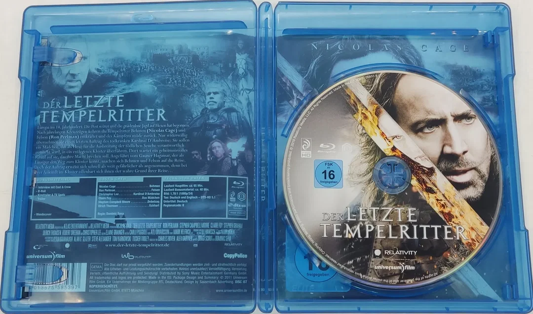 Blu-Ray "Der letzte Tempelritter" mit Nicolas Cage und Ron Perlman – Bild 2