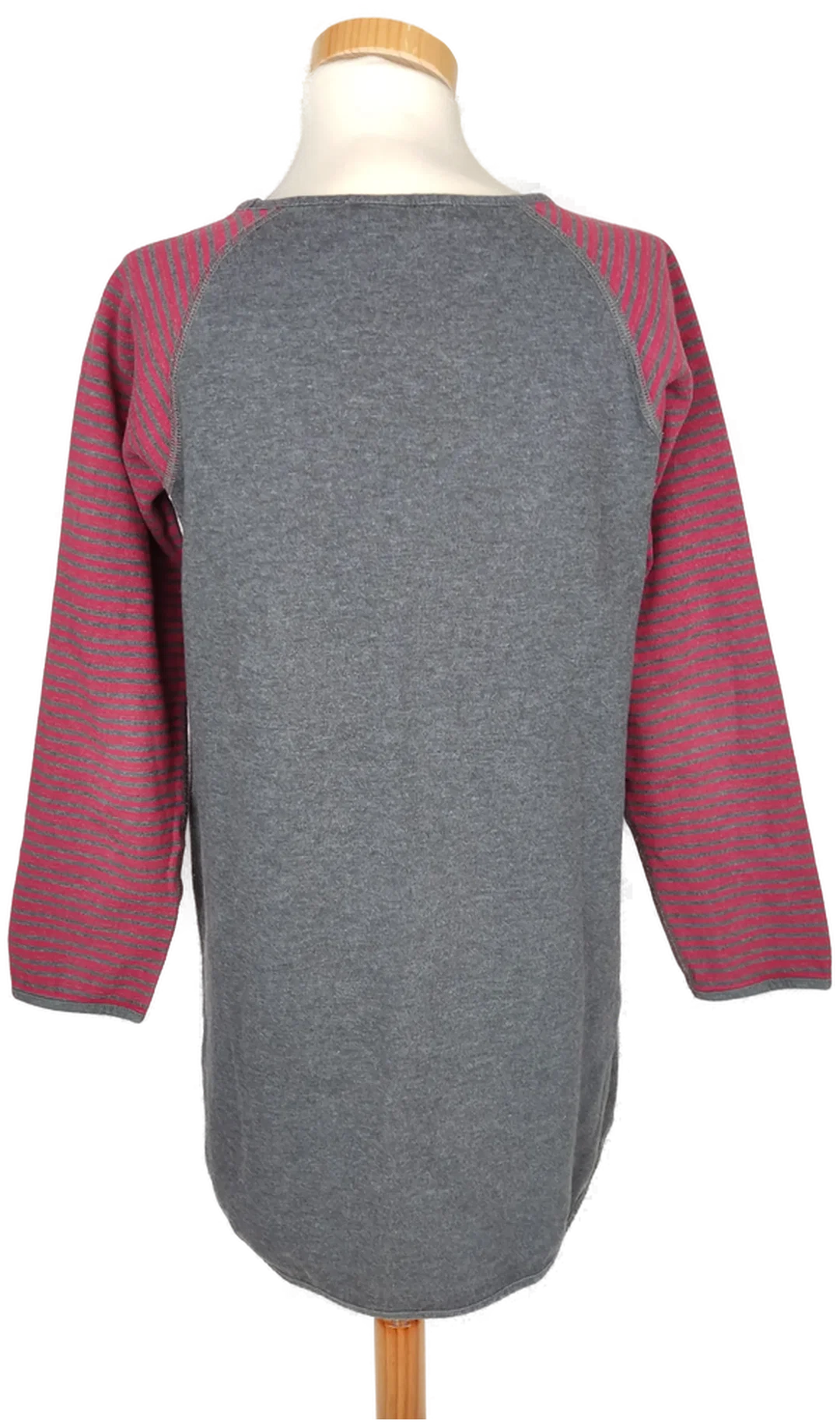 Maas Mädchen Longpulli grau/rot - 152 – Bild 2