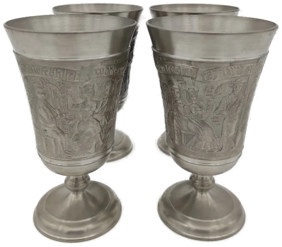 Rein Zinn B. M. F. Becher Set (4 Stück) Vintage - Bild 4