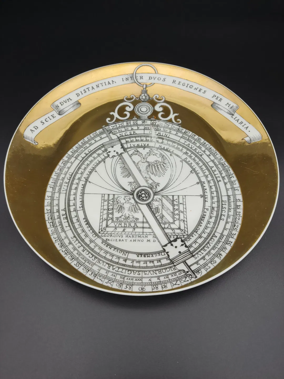 Seltener Fornasetti 'Astrolabio' Teller, 1960er - Bild 2