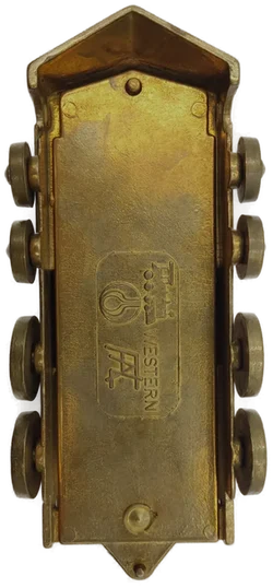 Vintage Messing Lokomotive "AAC WESTERN" – Vorschau 7