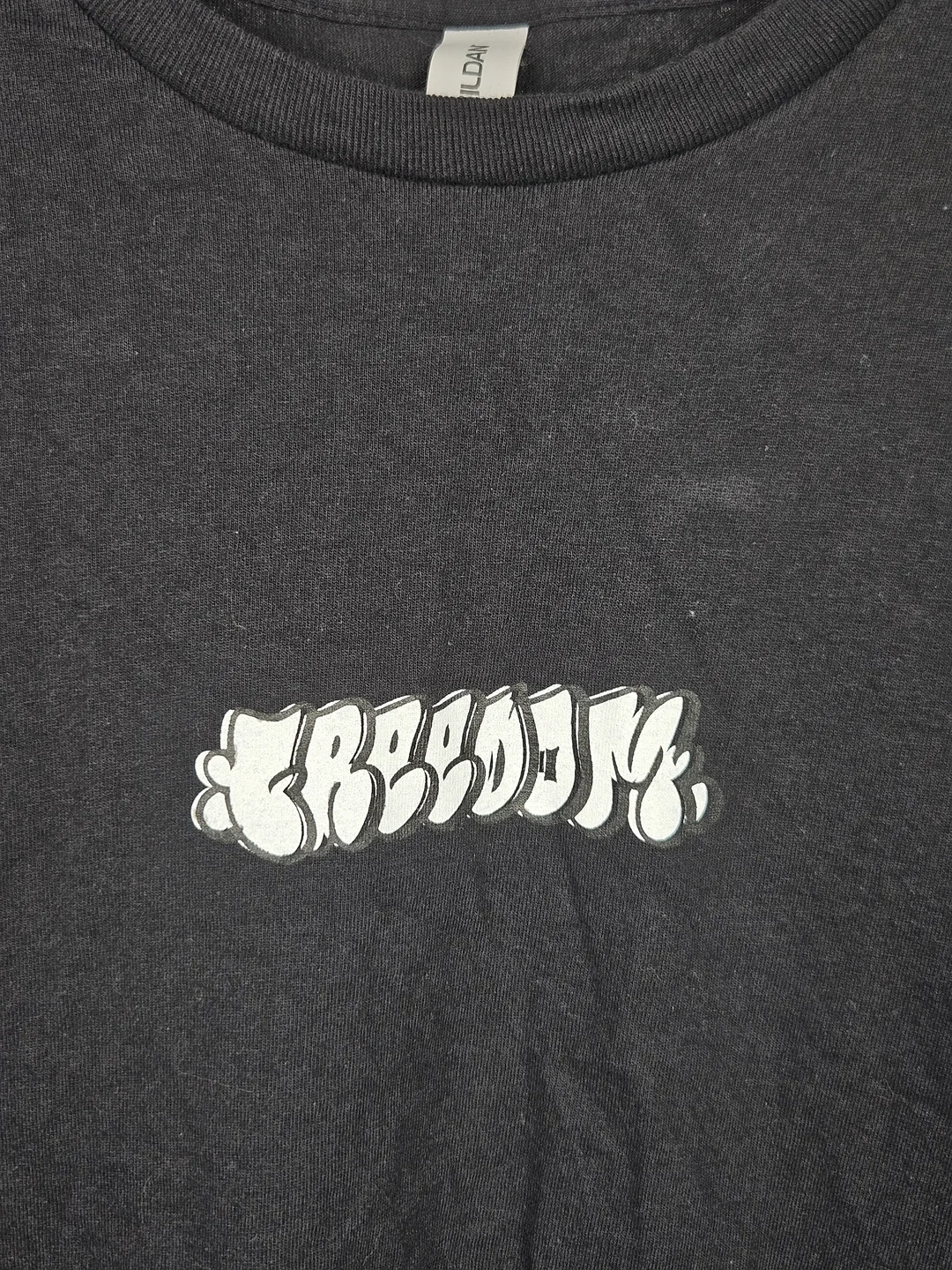 Freedom Herren T-Shirt, schwarz - Gr. L – Bild 3