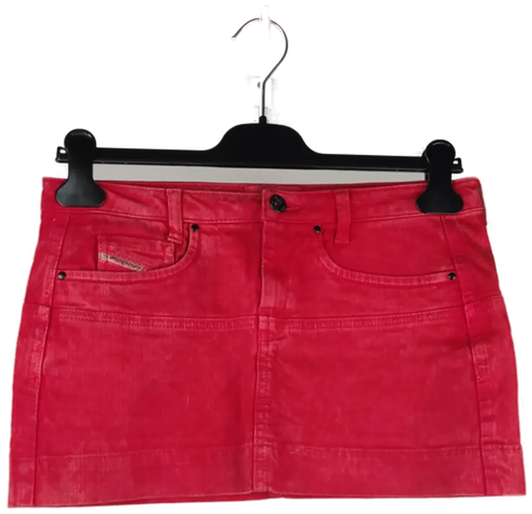 Diesel Damen Minirock rot - W28 - Bild 4