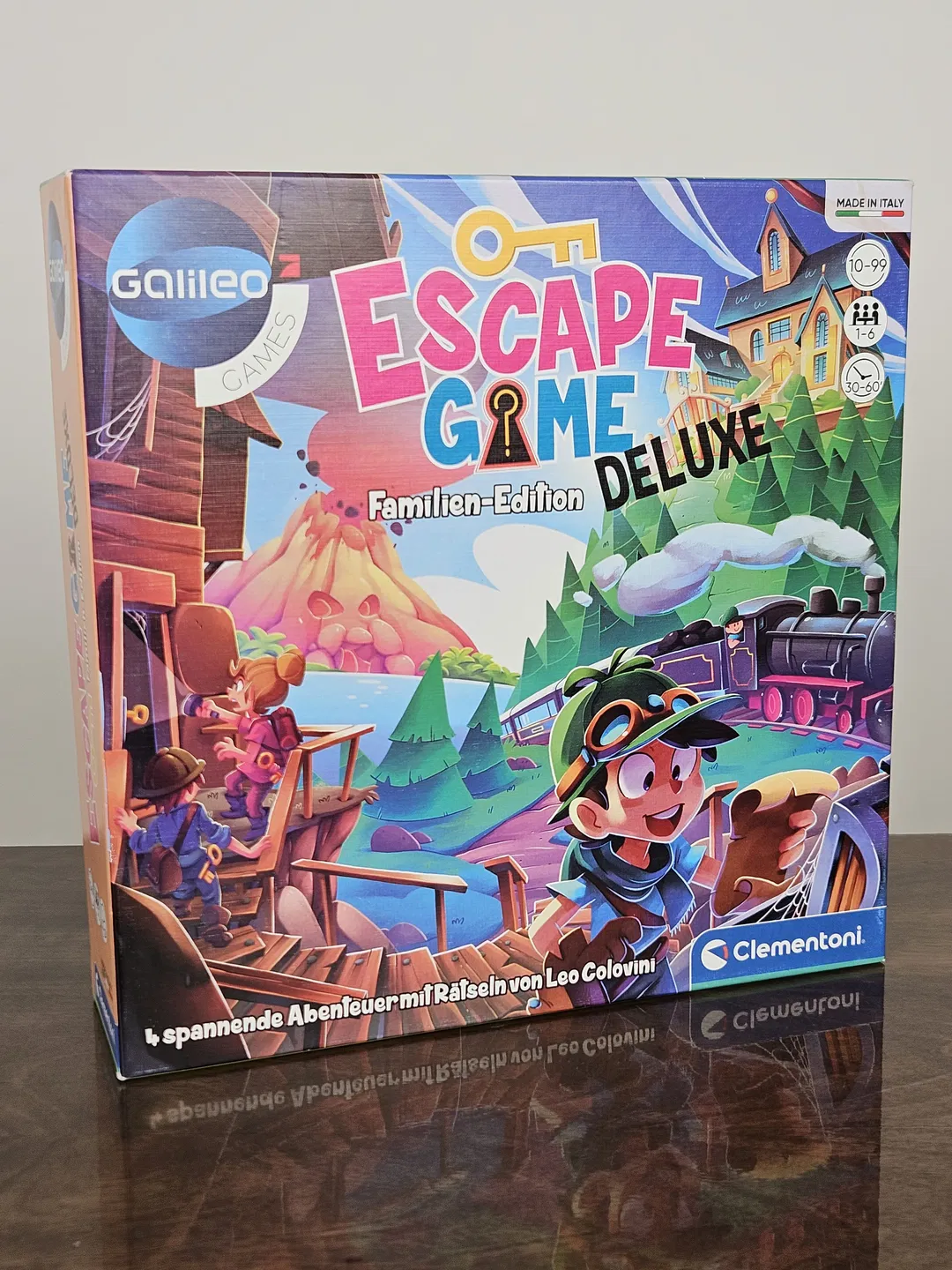 Escape Game Familien Edition Deluxe - Gesellschaftsspiel - Galileo Games Clementoni  - Bild 1
