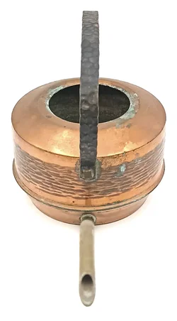 Kupfergießkanne mit Messingkomponenten - Bild 5