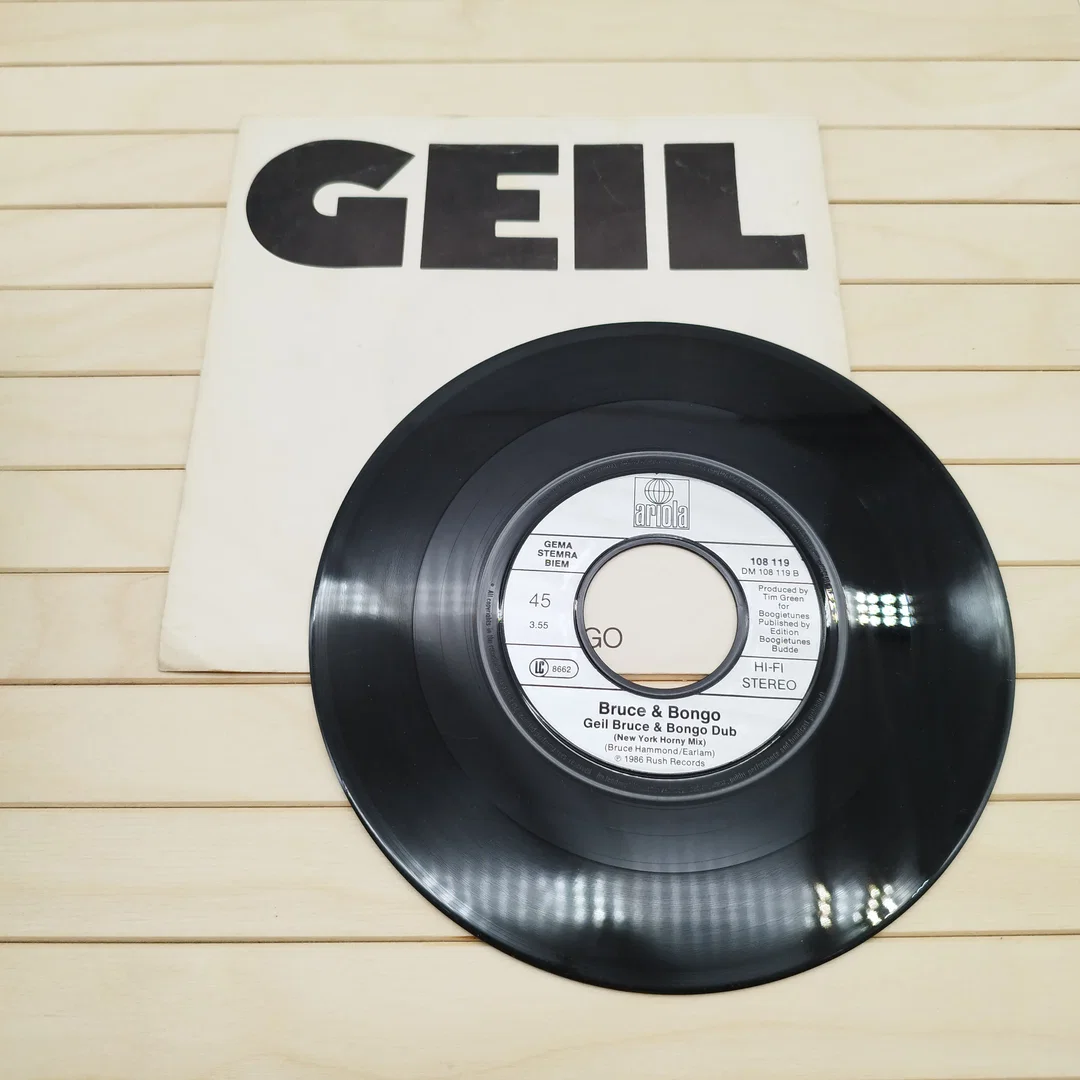 Bruce & Bongo, Geil, Vinyl Single  – Bild 2