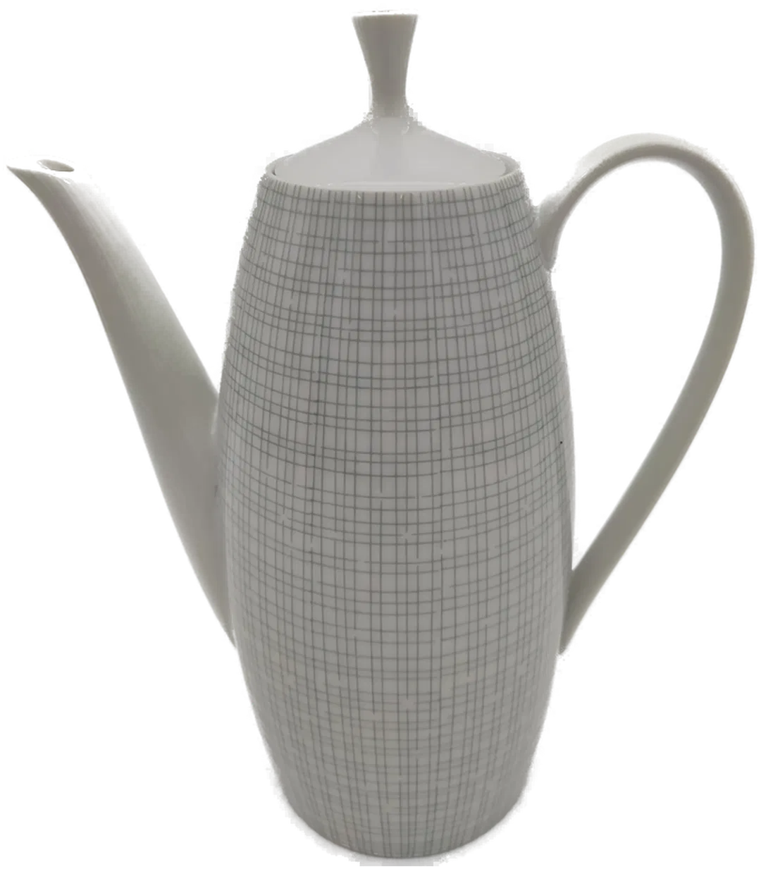 Arzberg Kaffeekanne weiß/grau  - Bild 1