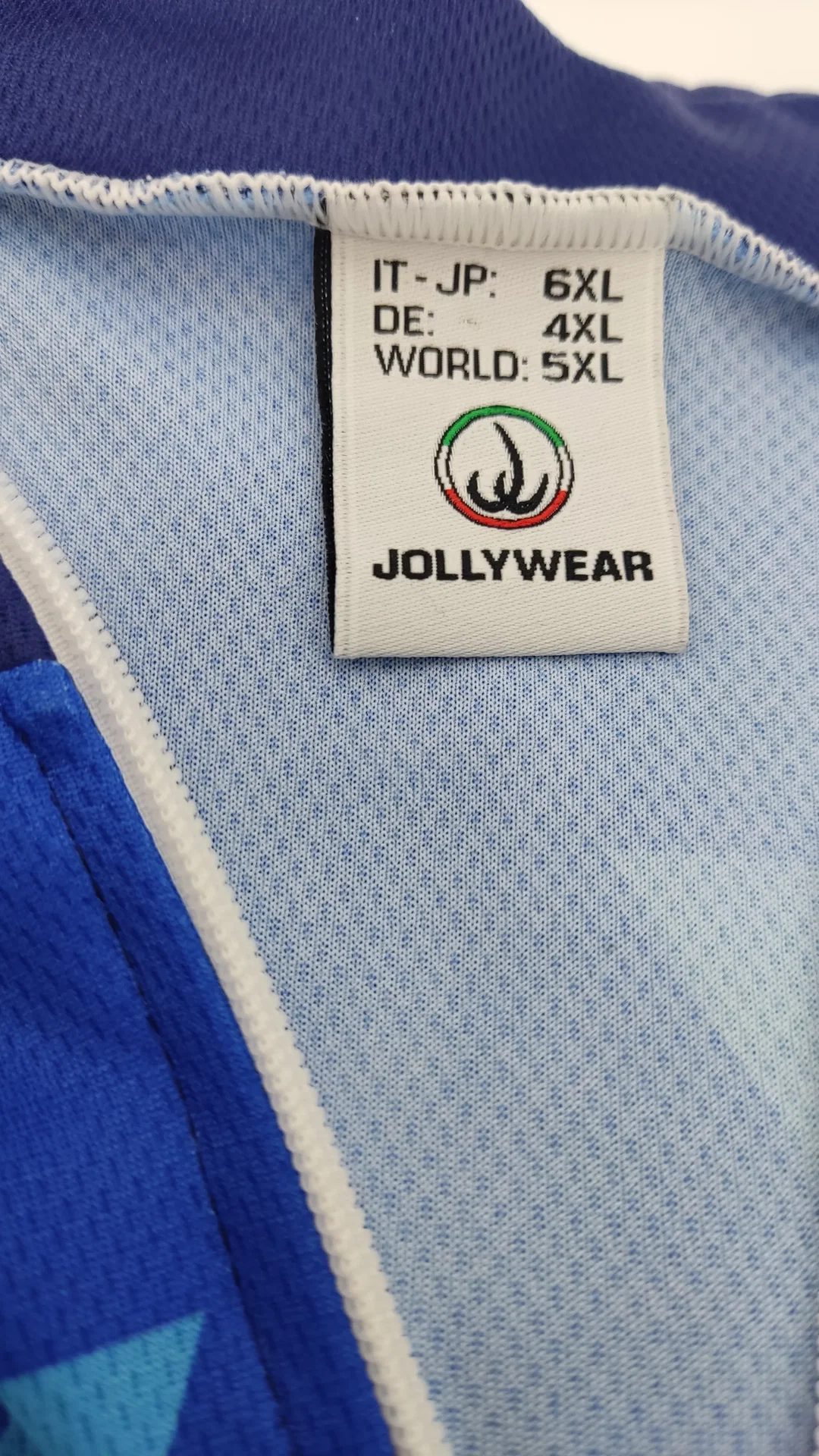 JOLLYWEAR Herren Fahrradtrikot blau -  Gr. 4XL – Bild 4