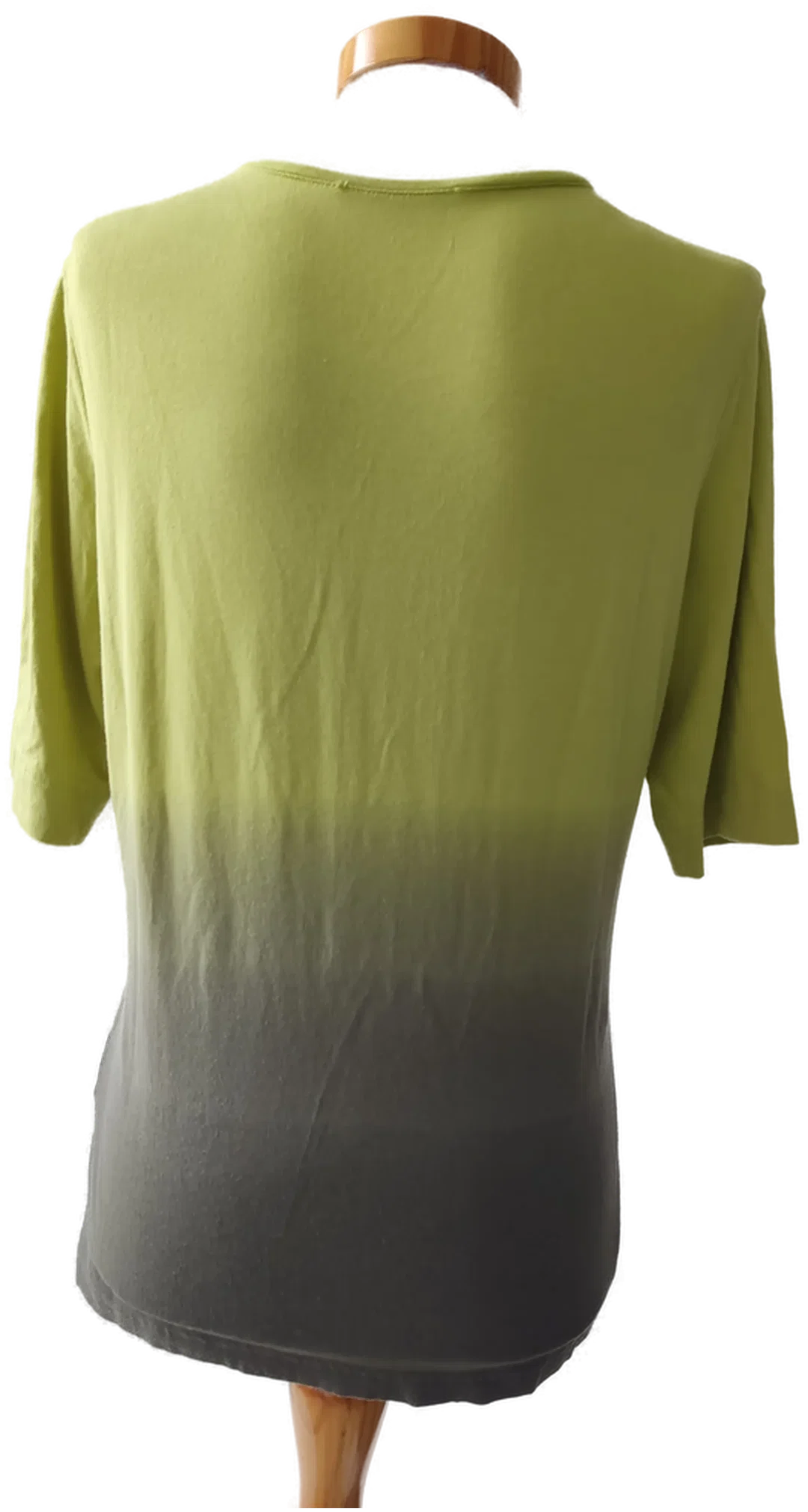 FRANK WALDER Damen Shirt mit Strass, grün - Gr. 38 – Bild 3