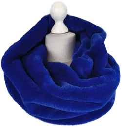 Damenschal blau flauschig - Bild 1