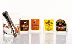 Whisky Set mit 4 Gläser, Eiswürfelglas und Zange - Bild 3