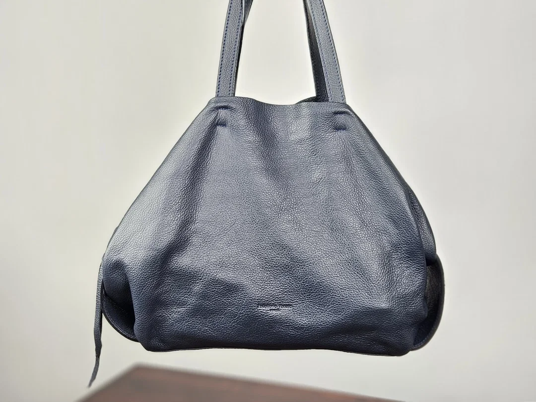 Pelletteria Veneta Damen Ledertasche - dunkelblau - Bild 1