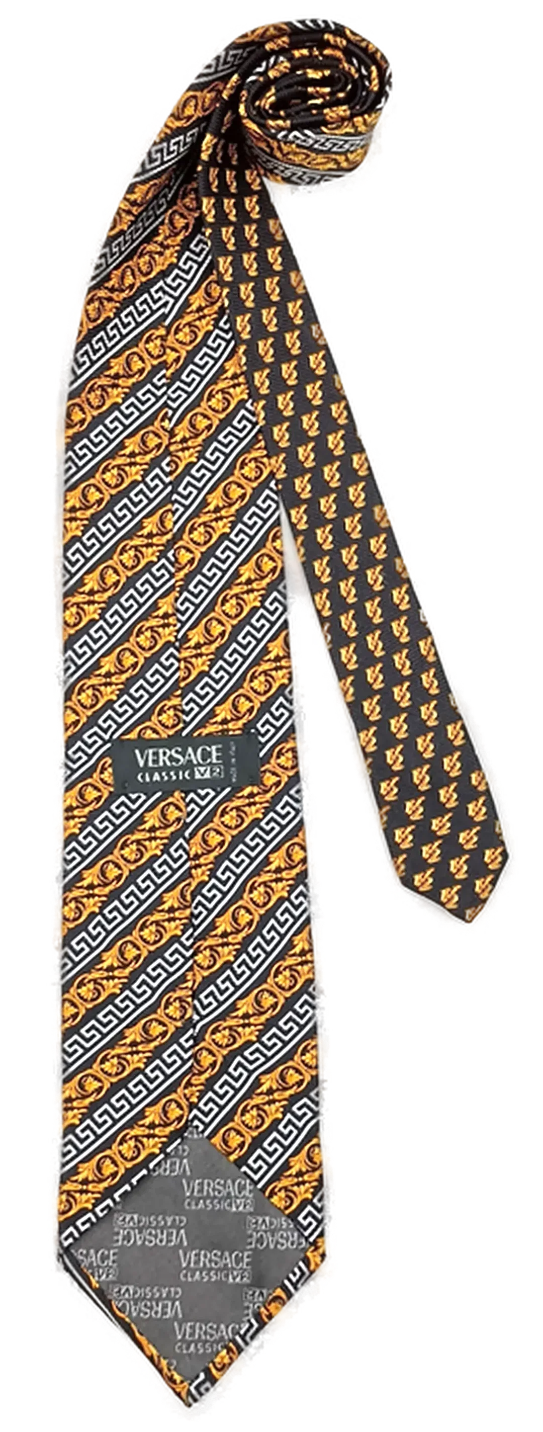 Versage Herren Seidenkrawatte gemustert – Bild 2