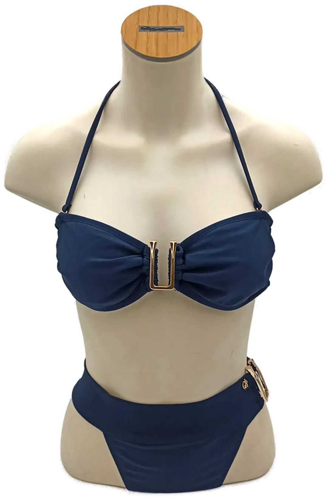 GEORGES RECH Bandeau-Bikini dunkelblau Gr. 40 - Bild 1
