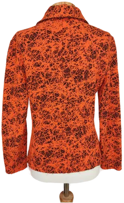 MRJ Damen Blazer orange/schwarz gemustert - IT 38 - Bild 2