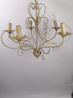 romantischer Luster, Metall - Bild 2