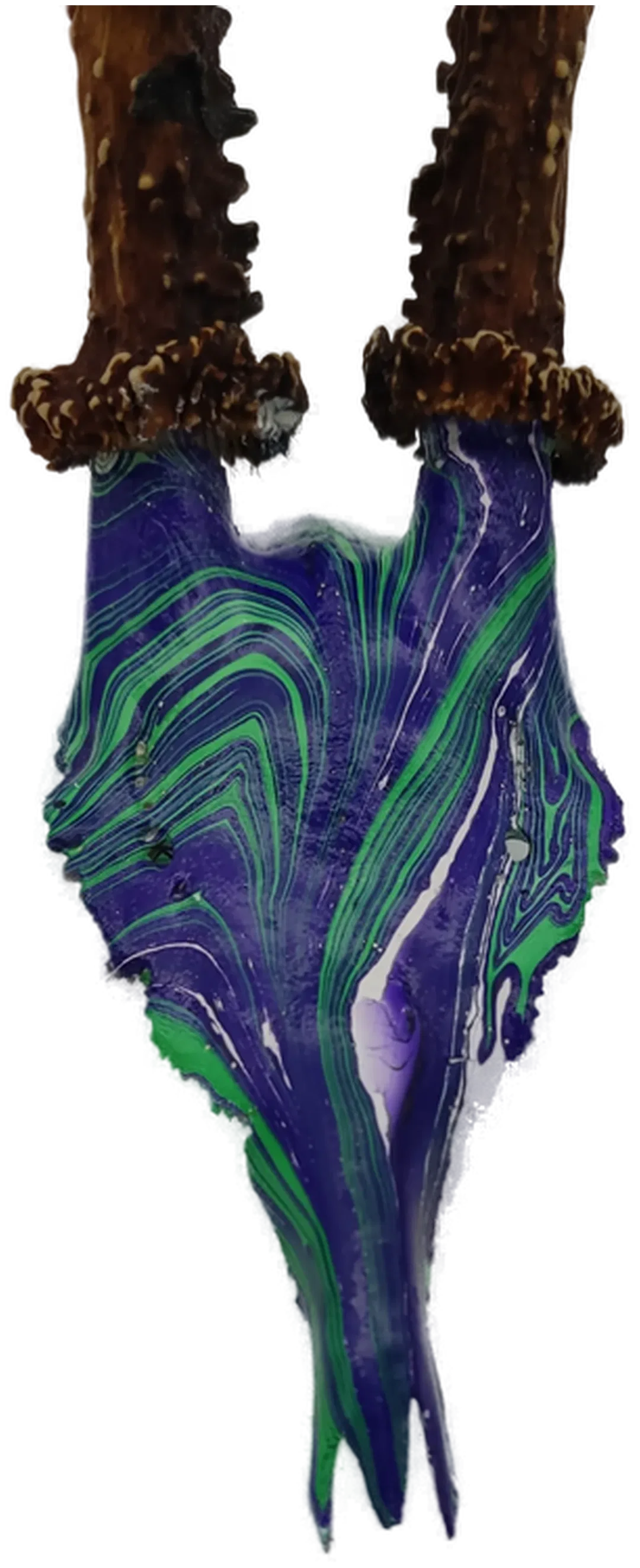 Krickerl marmoriert blau grün – Bild 3
