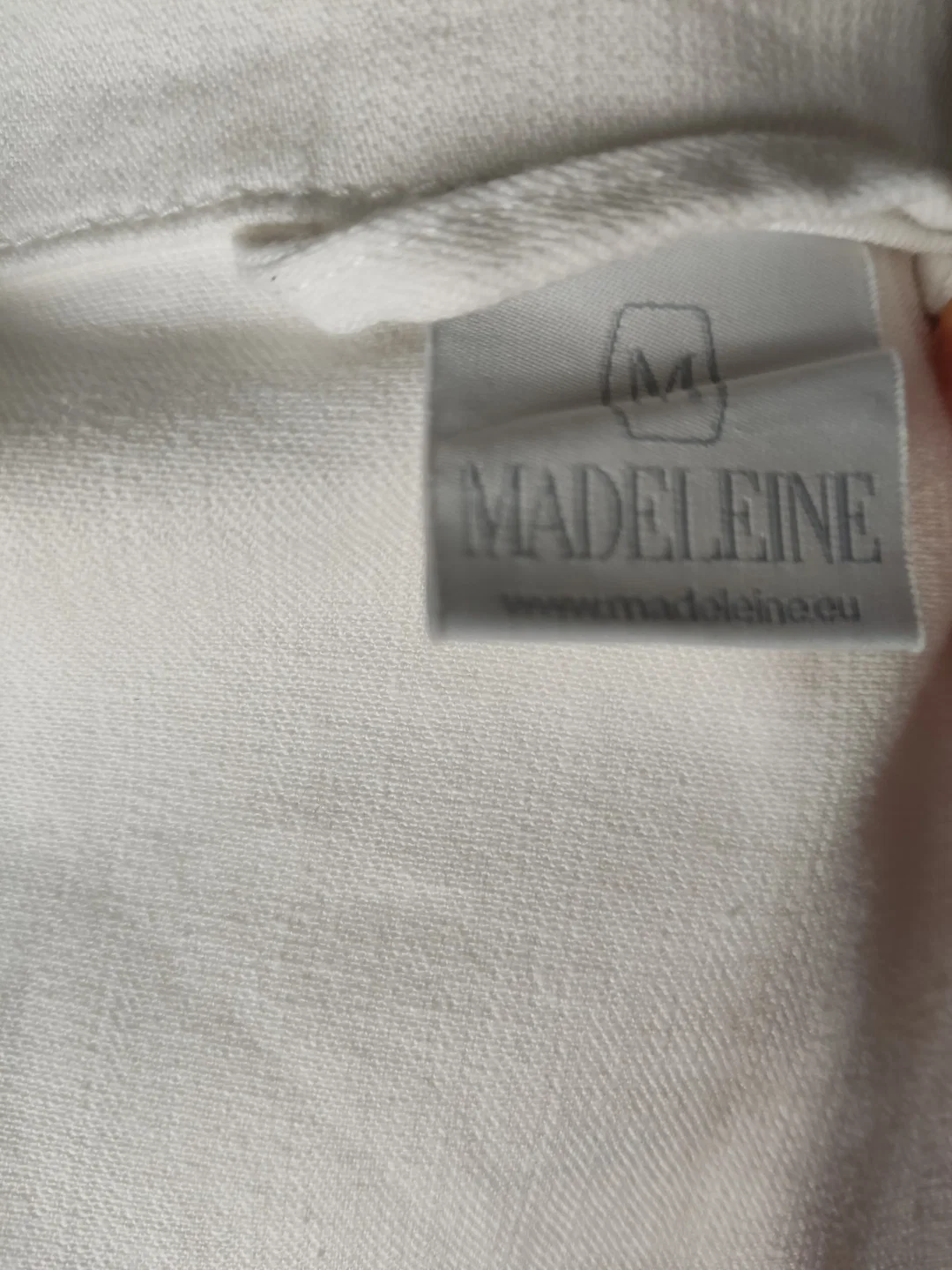 MADELEINE Damen Jeansjacke weiß mit Strasssteinen - 42 / XL – Bild 5
