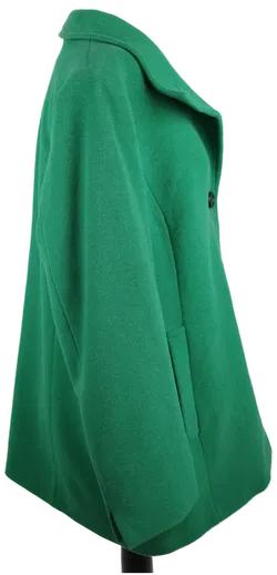 MANISA Mantel grün - Gr. 44 / 80% Wolle, 20% Polyamid - Bild 2