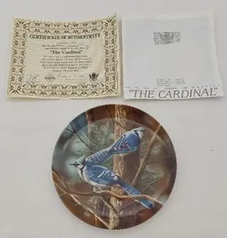 4er Sammelteller Set mit Vogelmotiven - Bild 7