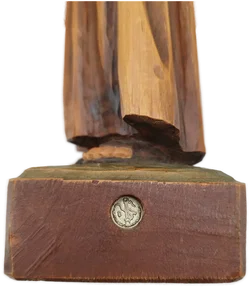 Holzstatue, handgeschnitzt aus Südtirol, Franz v. Assisi | Liebevoll Gealtert - Bild 6