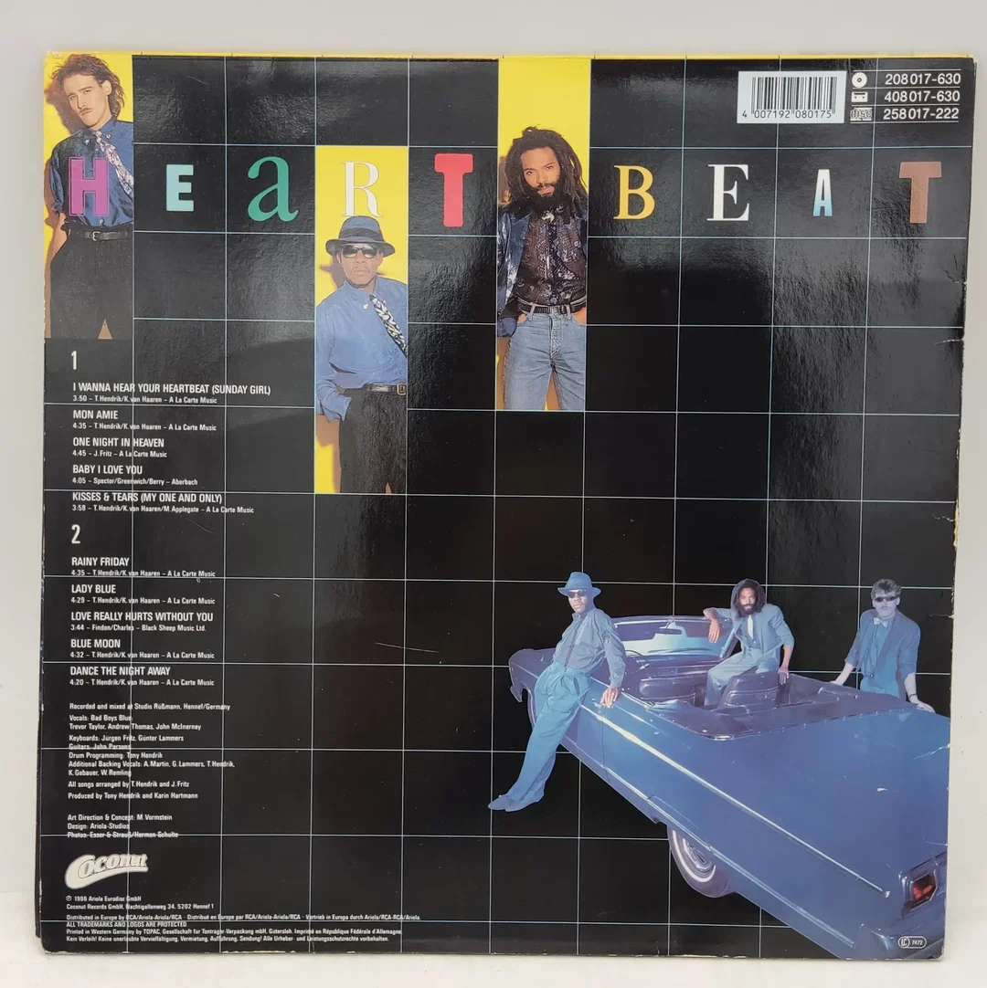 Langspielplatte - Bad Boys Blue - Heart Beat – Bild 2